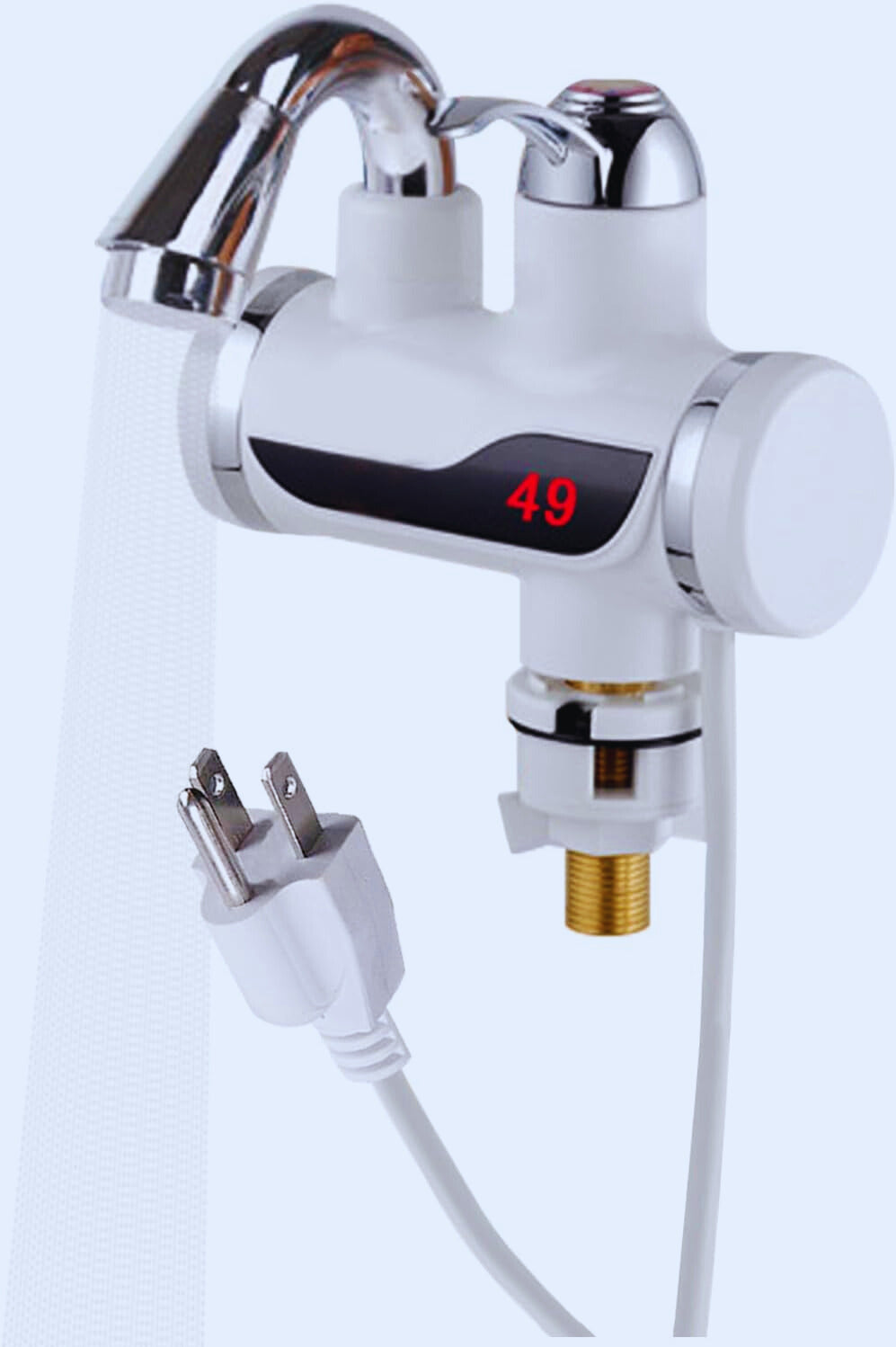 Electric Hot Water Faucet 360° Heater - Fast Heating Tap Water Heater with LED