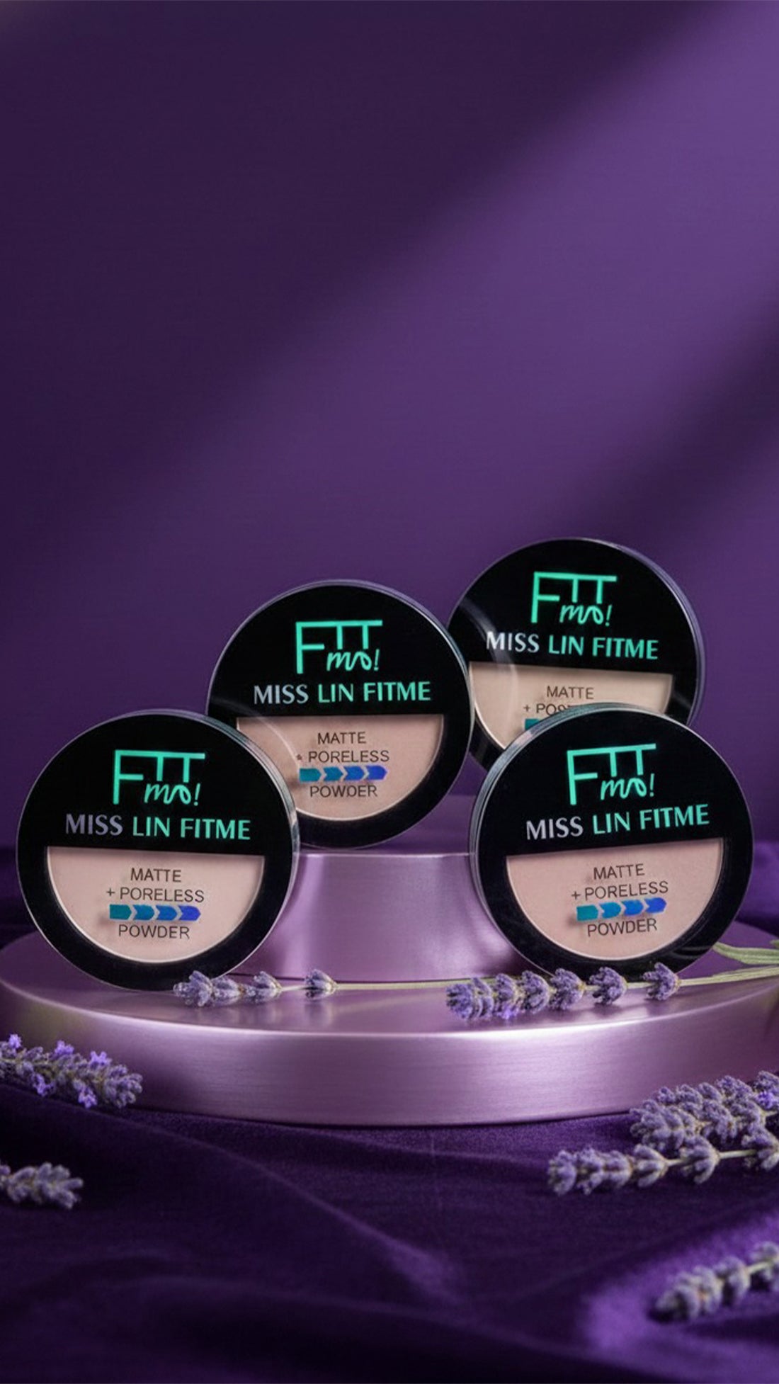 Miss Lin Fitme Matte Face Powder - Double 2in1