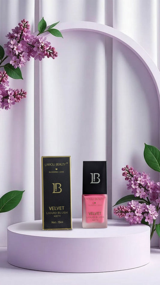 Lakyou beauty Budding Love Valvet Liquid Matte Blush - 15ml